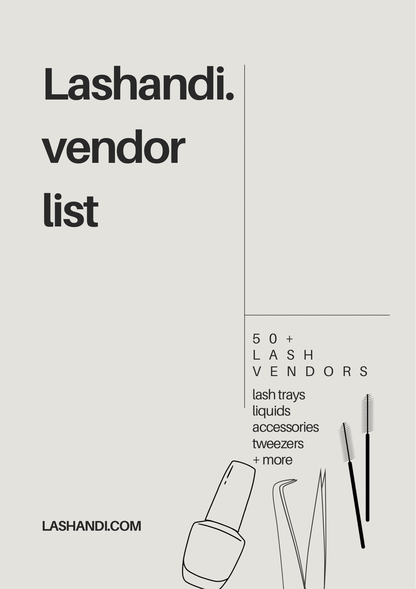 VENDOR LIST
